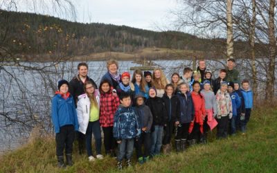 Elever fra Sørumsand besøkte Bingen lenser